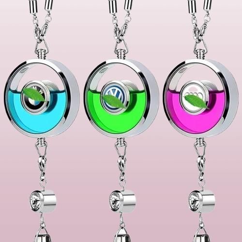 4 in 1 Car Logo Perfume Pendant Air Freshener Hanging Diffuser